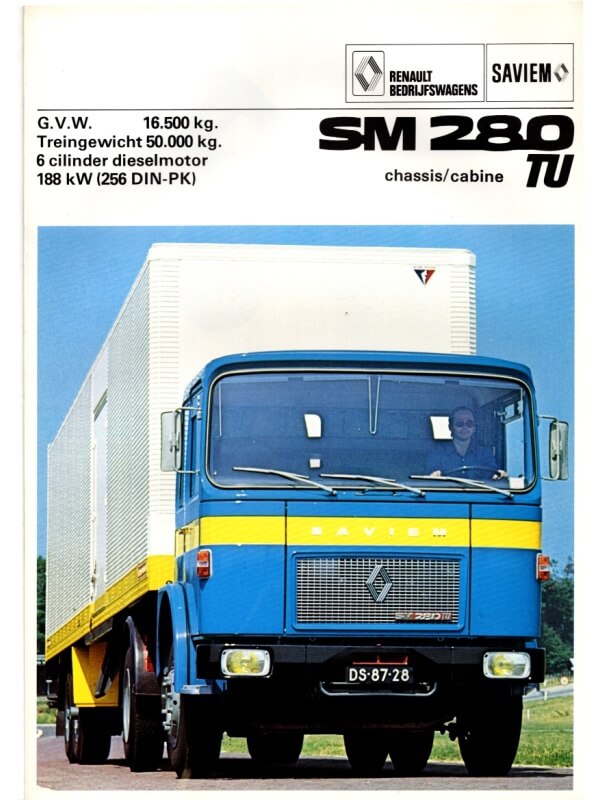 25-4144 saviem sm 280 tu (document nl)