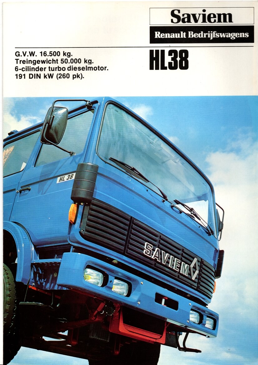 25-4151 Saviem HL 38 (document NL)