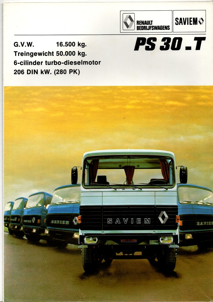 25-4152 Saviem PS 30 (document NL)