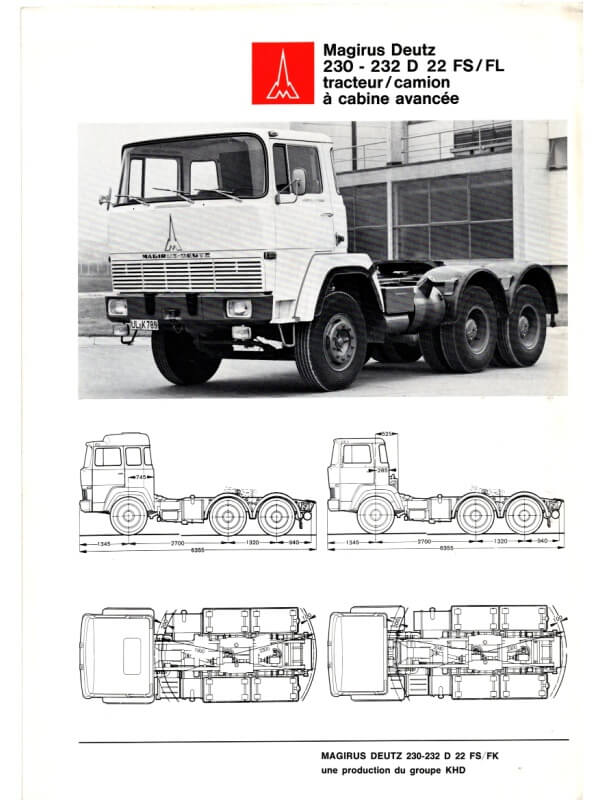 26-0129 magirus-deutz 230 - 232 d 22 fs/fl