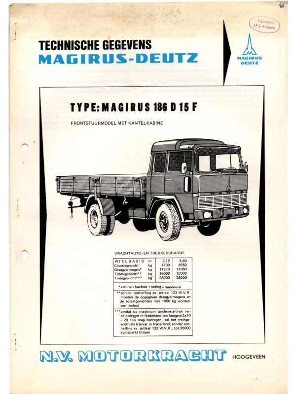 26-0194 magirus-deutz 186 d 15 f