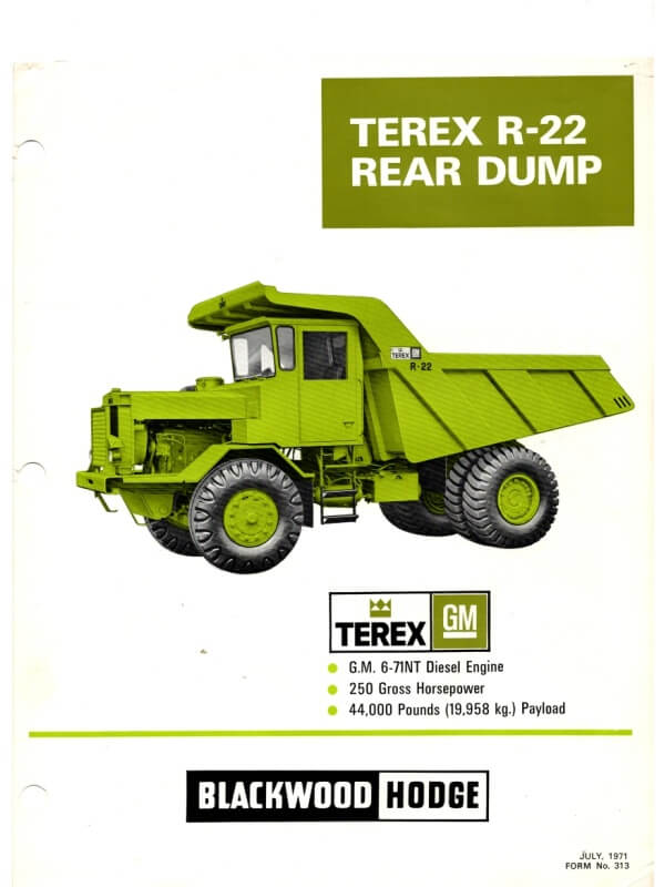 26-0525 terex r-22