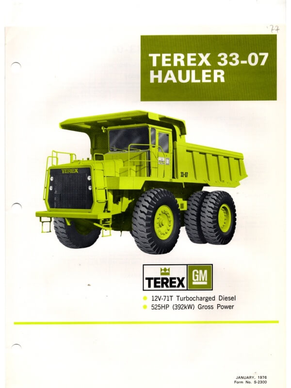 26-0526 terex 33-07