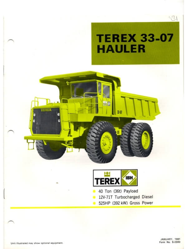 26-0527 terex 33-07