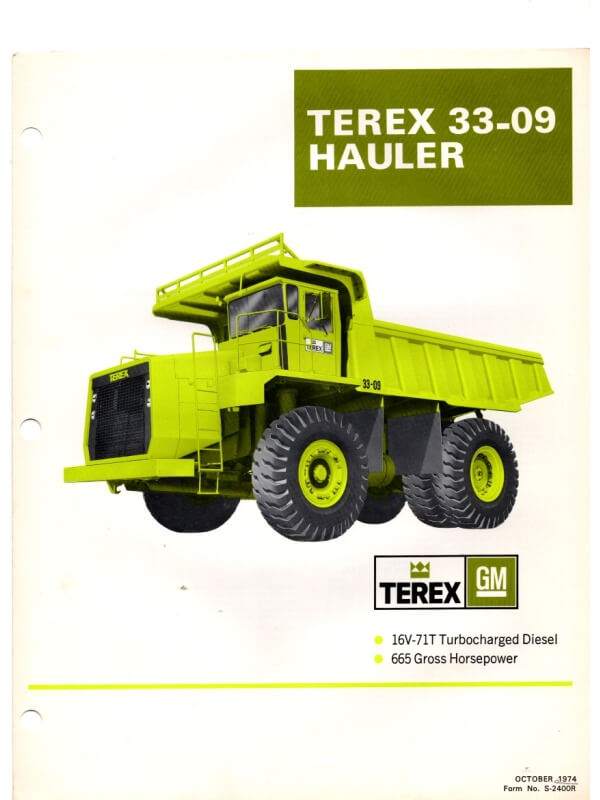 26-0529 terex 33-09