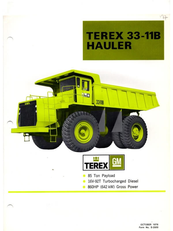 26-0531 terex 33-11b