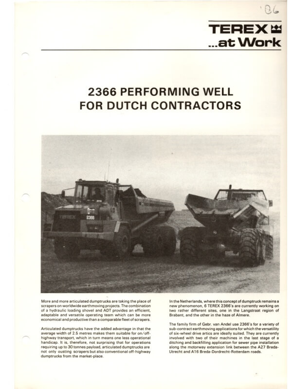 26-0536 terex 2366