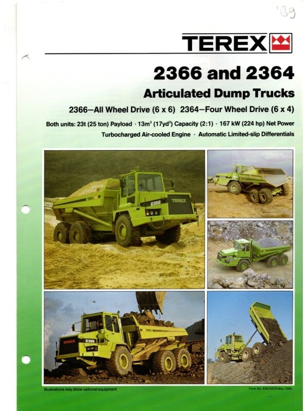 26-0537 terex 2364 / 2366