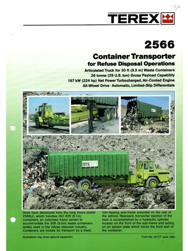 26-0540 terex 2566