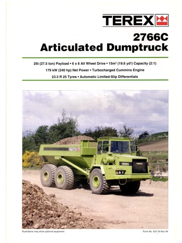 26-0550 terex 2766c