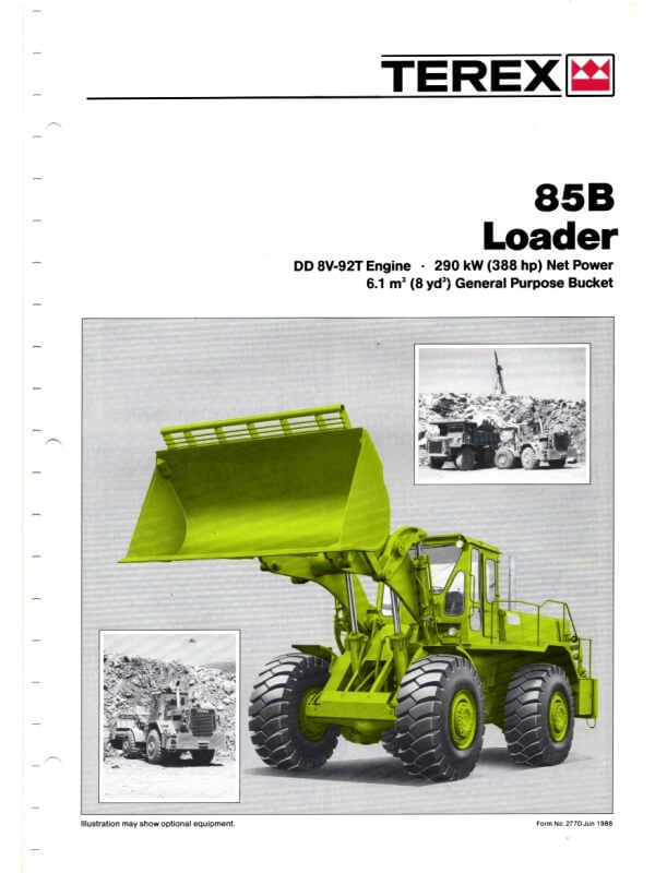 26-0553 terex 85b