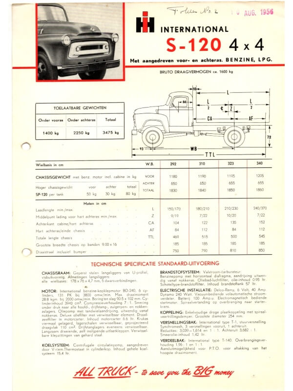 26-0607 international s-120 4x4