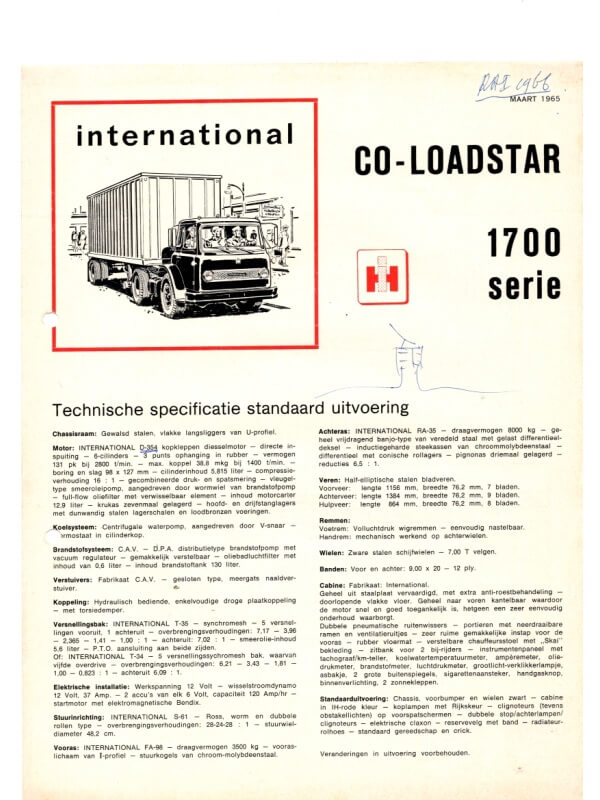 26-0624 international loadstar co série 1700