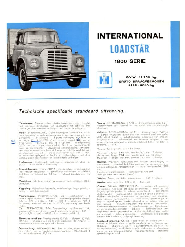 26-0639 international loadstar série 1800
