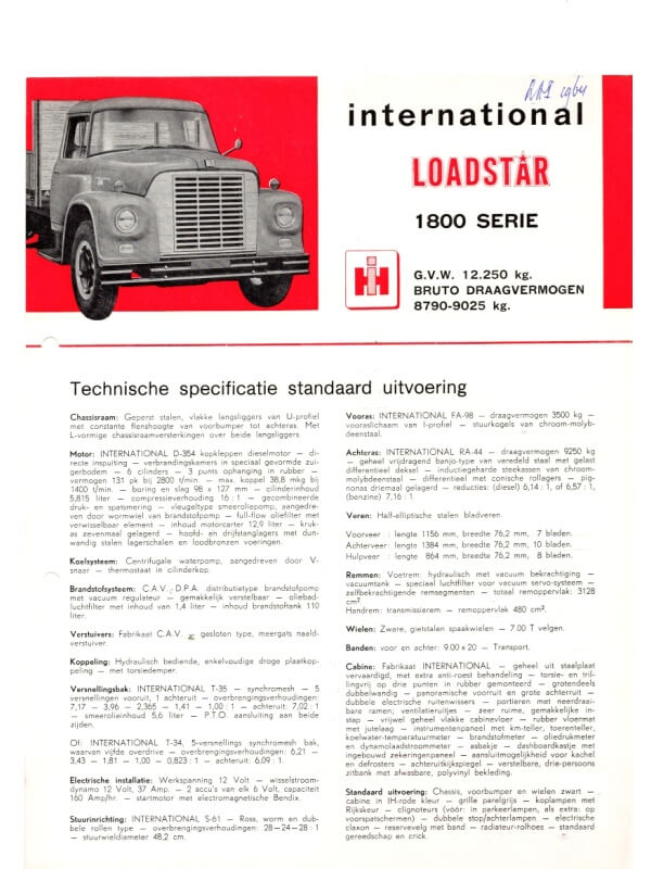 26-0646 international loadstar série 1800