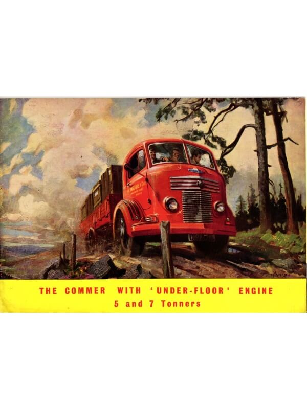 26-1042 commer camion avec moteur sous plancher de 5 et 7 tonnes