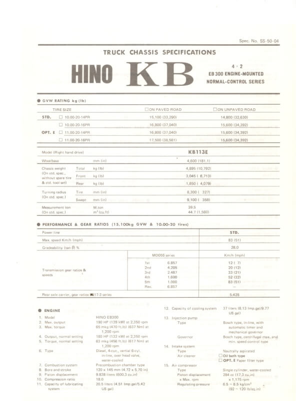 26-1239 hino kb