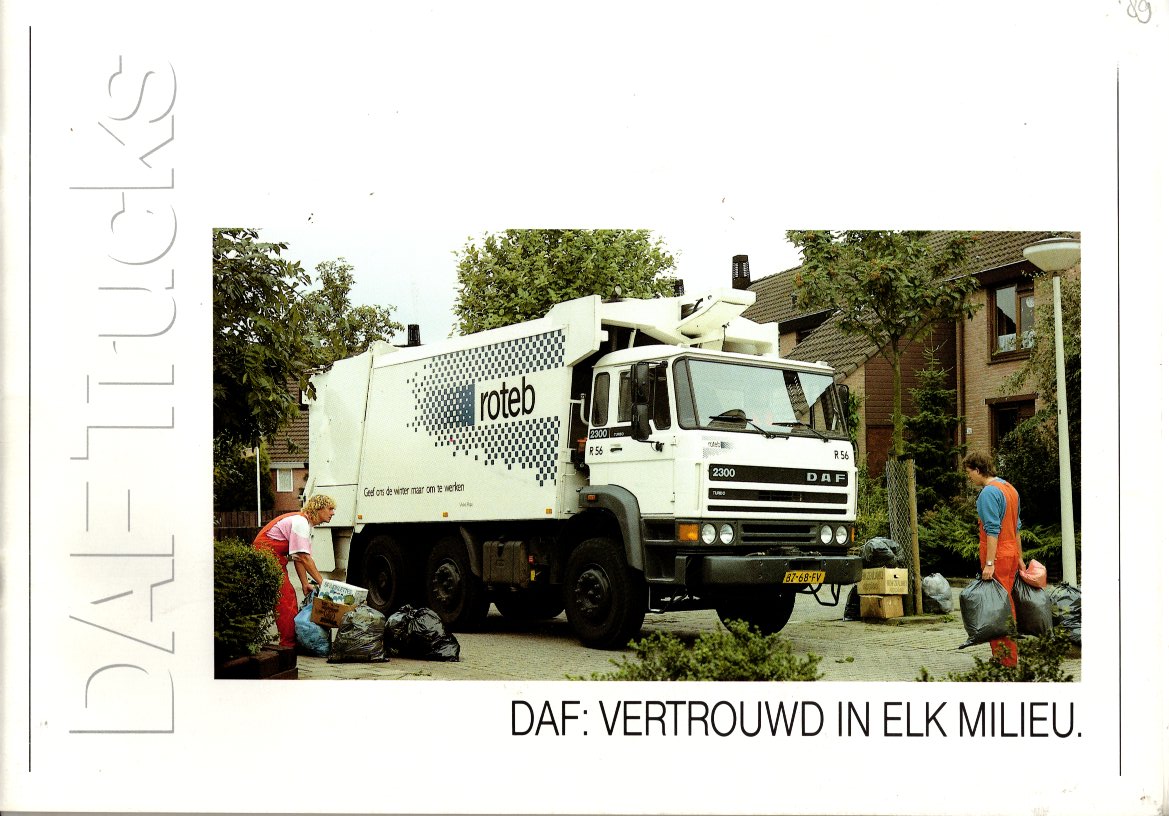 26-4916 DAF transport des déchets